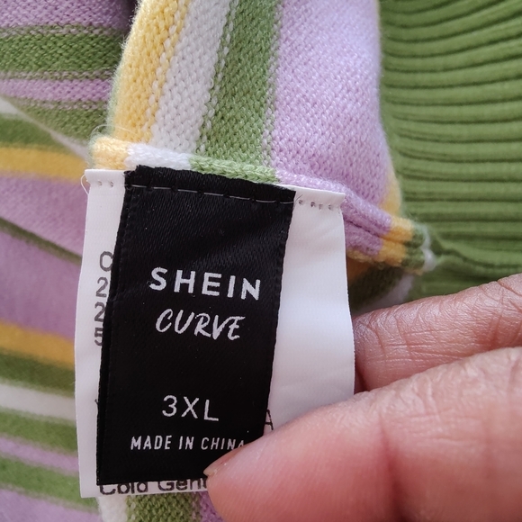 °V-Neck Cropped Sweater Vest / Tagged Size 3X - Picture 4 of 4